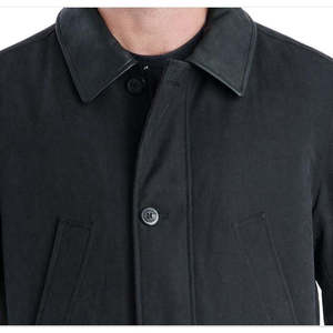 Cappotto Invernale Lungo da Uomo London Fog, Modello Barn Peacoat in Nero, Taglia Small - Impermeabile Stile Trench Coat con Imbottitura in Lana e Decorazioni Stampate - Product Image 2