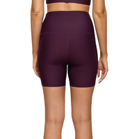 Shorts Deportivos para Mujer Talla Grande, Cintura Alta, Elásticos, Shorts de Ciclismo Activos, Shorts de Entrenamiento para Gimnasio, Logotipo Personalizado Delantero y Trasero
