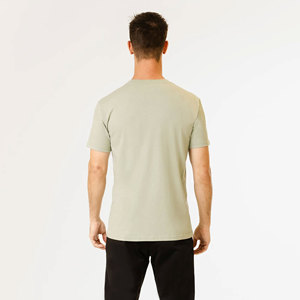 Verano personalizado hombres 100% algodón camiseta de gran tamaño Regular hombro diseño camiseta para hombre - Product Image 5