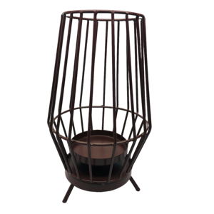Elegante soporte de vela de hierro con recubrimiento de polvo marrón, soporte de pilar de Metal duradero para decoración del hogar y jardín, último diseño para Navidad - Product Image 6