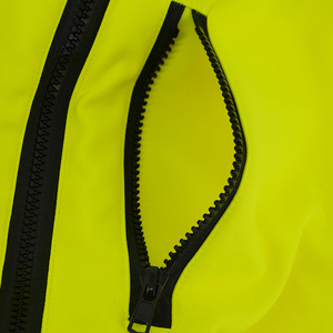 Chaqueta de Seguridad de Alta Visibilidad para Hombre 2025, Chaqueta Impermeable Reflectante con Logotipo, Fabricada en Nailon - Product Image 5