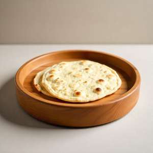 Plato para Chapati de Madera de Acacia Natural, Plato para Roti Hecho a Mano, Vajilla India Duradera y Elegante para Cocina y Comedor, Ecológico - Product Image 4