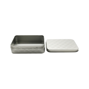 Boîte en fer blanc carrée sur mesure, emballage écologique imprimé pour le savon, les soins personnels et l'artisanat - Product Image 3