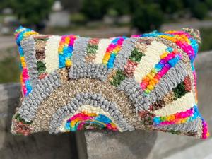 Luxury <b>45x45</b> cm Beautifully Embroidered Cotton Lumbar <b>Cushion</b> <b>Covers</b> Sustainable Azo-Free Functional Pillows Positioners - Product Image 2