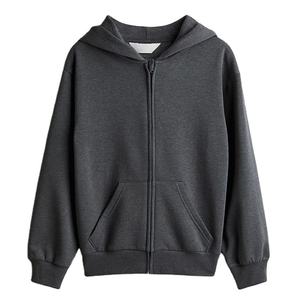 Sweat à capuche pour homme de haute qualité, uni, surdimensionné, à fermeture éclair, tricoté, imperméable, respirant, avec poches, tailles disponibles 2026 - Product Image 1