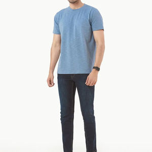 Camiseta lisa de algodón 100% para hombre, camisetas de manga corta al por mayor de alta calidad, camiseta Unisex con cuello redondo para hombre, 100% algodón - Product Image 3