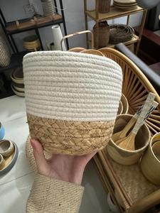 Vietchoice - Maceta de Mimbre de 25 cm, Estilo Vintage, Cestas Tejidas de Mimbre y Seagrass, Suministradas por Vietnam, Venta al Por Mayor - Product Image 5