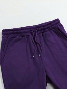 Pantalones deportivos personalizados para hombre, de tela gruesa, corte holgado, con abertura en la parte inferior, pantalones deportivos de alta calidad para hombre. - Product Image 3