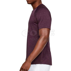 Camisetas de manga corta ajustadas para hombre para venta en línea Camiseta de bajo precio Camisetas de algodón para hombre - Product Image 2