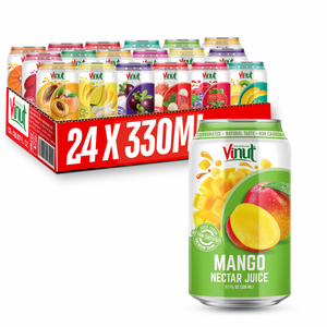 Bebida de jugo de mango natural con sabor a 330ml (11,1 FlOz) Bebida DE FÁBRICA DE Vietnam | Sin azúcar-Muestra gratis Etiqueta privada - Product Image 1