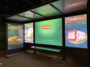 Abri de Bus en or publicitaire, abri d'arrêt de Bus avec boîte à lumière de défilement avec kiosque, haute qualité, prix compétitif - Product Image 5