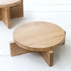 Beau support de plante en bois naturel, pot écologique, support de plante en bois pour la décoration de la maison, fabriqué au Vietnam - Product Image 2