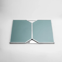 Miroir de table pliable moderne AK Handicrafts en gros, avec cadre en acier inoxydable, taille personnalisée pour coiffeuse et usage domestique