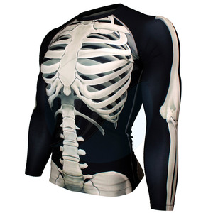 Dernier modèle de chemises de compression pour homme Spandex/Polyester Séchage rapide Écologique Manches complètes Personnalisable Offre Spéciale Confortable - Product Image 2