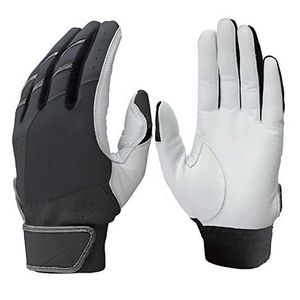 Gants de frappeur de baseball en cuir de haute qualité - Ambidextres avec fermeture auto-agrippante, personnalisables, pour usage professionnel, fournisseur en gros - Product Image 6