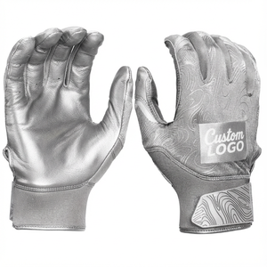 Gants de frappe de baseball professionnels sur mesure en gros, construction durable en paume synthétique, ajustement sécurisé, gants de frappe de softball - Product Image 4