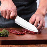 Couteau de Chef Professionnel en Acier Inoxydable Haute Qualité Écologique Design Moderne Couteaux de Cuisine Tranchants En Stock CK-62