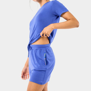 Pantalones Cortos Deportivos de Verano para Mujer, Multicolores, Personalizados, de Cintura Media, Transpirables, de Felpa, 100% Algodón, Alta Calidad, OEM - Product Image 5