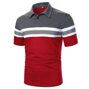 Camisas Estampadas de Talla Grande para Hombre, Tejido de Punto Transpirable, 100% Algodón, Casual, Secado Rápido, Manga Corta, Camisas Polo para Hombre al por Mayor - Product Image 1