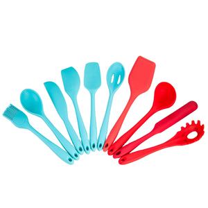Morden utensílios de cozinha 10 peças, utensílios de cozinha de silicone colorido - Product Image 1