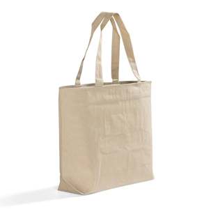 Sacs fourre-tout en toile pour femmes avec fermeture éclair et poche intérieure Modèle TG261 - Product Image 4