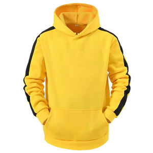 Men Sport <b>Striped</b> Casual Hoodies Charm Fashion Solid Color Thermal Hip Hop Fleece Hoody Mens Hoodie Streetwear. - Product Image 4