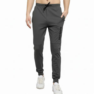 Pantalon décontracté droit pour homme, fabriqué en usine, prix bas, couleur unie, haute qualité, confortable, 100% coton, séchage rapide, respirant - Product Image 1