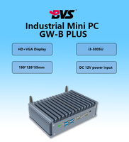 Mini Pc sin ventilador con carril Din Industrial Mini Pc con I3/i5/i7 CPU DDR4 8G memoria integrada computadora Industrial sin ventilador