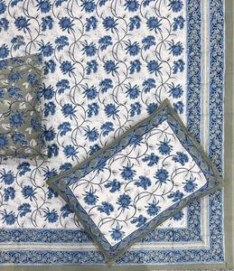 Handcrafted Jaipuri 100% Cotton Bedsheet With Pillow Cover Set Hand Block Printed with Artisan-Made Bedsheet Border Design - Product Image 2