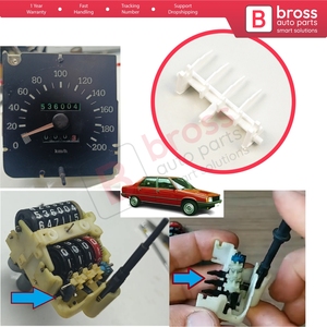 BDP1653 Kilometer Odometer Speedometer Cluster Trip <b>Meter</b> Km/h Reset Part for 9 R9 L42 1981-1997 - Product Image 5