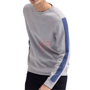 Sweat-shirt en molleton doublé 100 % coton biologique, anti-plis, tricoté, motif uni, personnalisé, grande taille, écologique, pour homme - Product Image 3