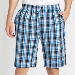 กางเกงขาสั้นผ้าคอตตอนสำหรับผู้ชายกางเกงวอร์มสีพื้นแบบลำลองสำหรับวิ่งออกกำลังกาย - Product Image 1