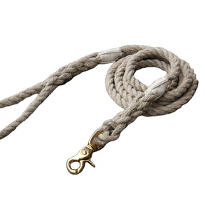 Jute Rope <b>Leash</b> Color Full Whipping Accessory Customized Colored Cotton Rope Handmade <b>Dog</b> <b>Leash</b> Pet <b>Leash</b> Set - Product Image 1