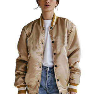 Chaqueta universitaria de satén transpirable para hombre OEM Diseño ligero de tendencia superior para invierno Logotipo personalizado Tarifa al por mayor - Product Image 5