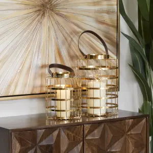 Candelabro de Metal de Diseño Artístico para Interiores de Lujo, Artículo Decorativo de Estilo Rústico, Fabricado en Hierro Industrial por Zahid Exports, Mayorista - Product Image 4