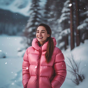 Venta al por mayor de invierno burbuja Puffer chaqueta abrigo mujer de alta calidad de gran tamaño burbuja Streetwear Puffer cremallera abrigo chaqueta señoras - Product Image 3