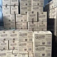 Meilleure vente Rouleau de gaufrettes à la vanille Oreo 54g de collations exotiques au chocolat et à la vanille délicieux biscuits au goût sucré