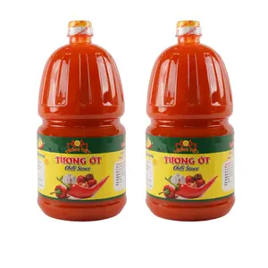 新款Tuong Viet Hoa Sen调味品新款辣椒酱2千克宠物热OEM辣椒瓶全天然成分玻璃辣椒酱瓶