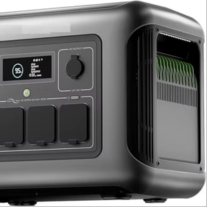 Nouvelle station d'alimentation portable de classe supérieure R1500 LITE 1056Wh Batterie lithium-ion de secours avec port RV 4 prises AC 1600W (3200W en crête) - Product Image 1