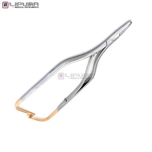 Poignée antidérapante de qualité supérieure Micro porte-aiguille Arruga en acier inoxydable Instrument ophtalmique chirurgical pointe fine manuel MOL - Product Image 3