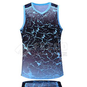 Lightweight Breathable 100% Polyester Sleeveless <b>Basketball</b> Uniform Sets for Adult <b>Men</b>-High Quality Customizable <b>Top</b> Selling - Product Image 4