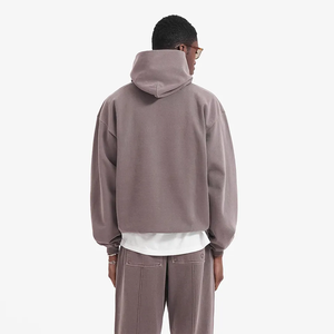 Sudadera con capucha y sudadera unisex de invierno personalizada de algodón liso de gran tamaño en blanco para hombres a granel de talla grande estilo de hombre - Product Image 3