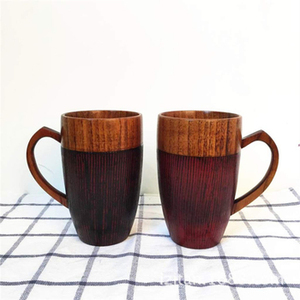 Viking Drinking Wood Tankard <b>Mug</b> <b>Set</b> of 2 Round Shape Wine Beer <b>Mugs</b> Deluxe Quality Customized Size Home <b>Coffee</b> And Beer <b>Mugs</b> - Product Image 4