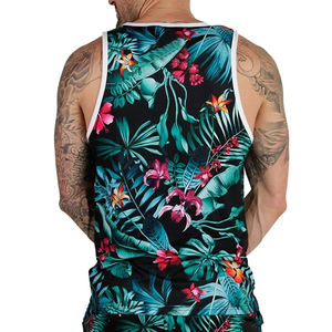 Camiseta sin Mangas para Hombre, 100% Algodón, Transpirable, Ligera, Cómoda y Elegante, para Verano y Playa, Venta al Por Mayor OEM - Product Image 2