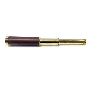<b>Brass</b> <b>Telescope</b> With Black Leather Mounted - Product Image 5