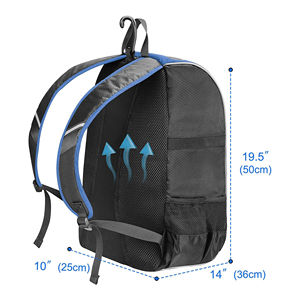 Sac de baseball de couleur unie, imperméable, pour équipement de sport et de gym, sac à dos de baseball tendance avec service OEM, articles de sport - Product Image 3