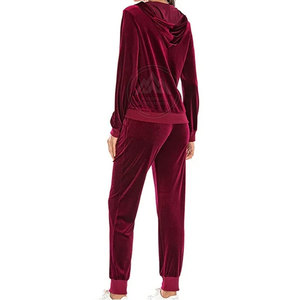 Women's Custom Velour Tracksuit Unisex Fashion Streetwear for Winter Best Quality Low MOQ Plus Size Eco-Friendly <b>Cheap</b> Price - Product Image 5