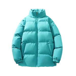 Custom Design Wholesale Custom Latest Designs <b>Long</b> Sleeve Stand Collar Waterproof Breathable Winter Puffer <b>Jacket</b> Unisex Front - Product Image 6