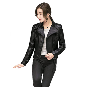 Chaqueta de cuero de mujer precio barato recién llegado al por mayor chaquetas de cuero de moda de mujer de diseño personalizado de alta calidad para la venta - Product Image 5