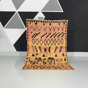 Auténticas Alfombras Marroquíes Hechas a Mano de Lana, Diseños Berber Tradicionales, Estilos Vintage Modernos para Decoración del Hogar - Product Image 1